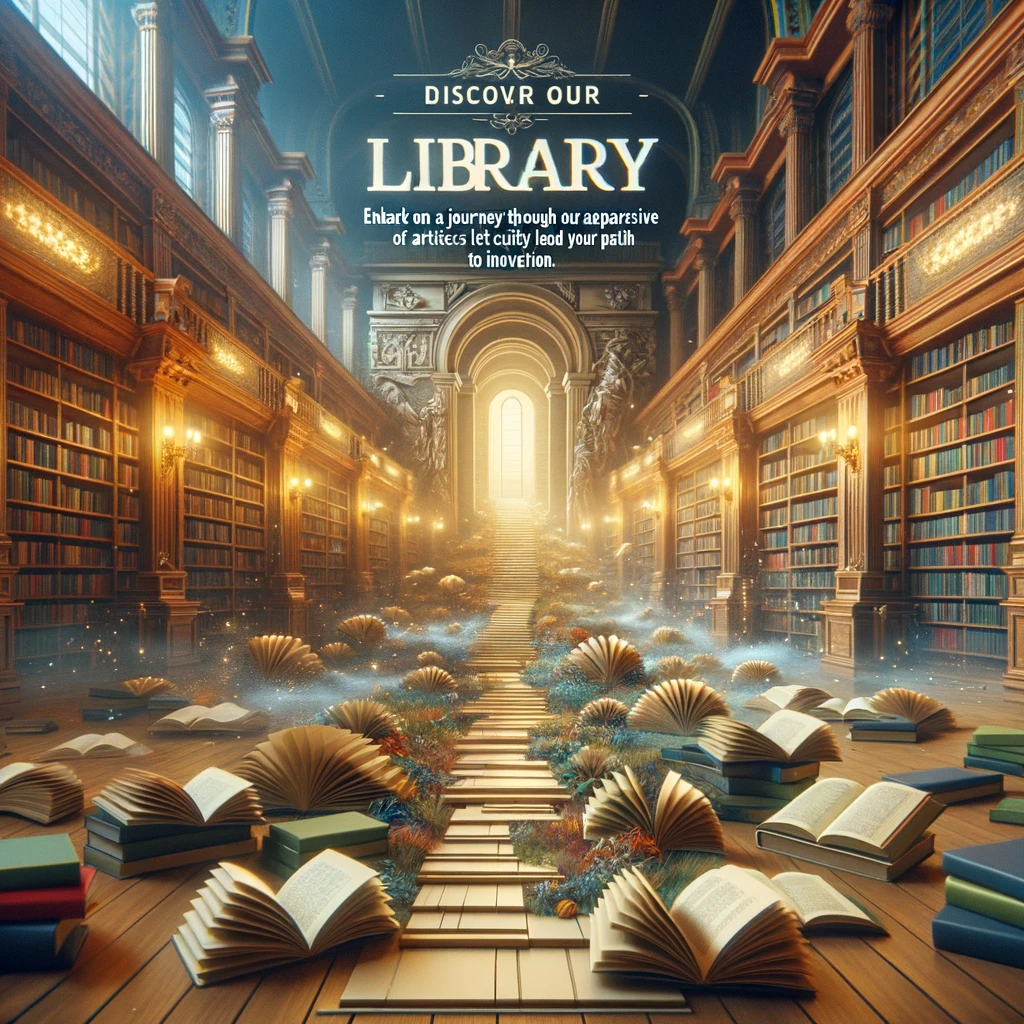 Library 3D Ilustration